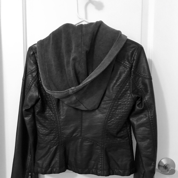 Free People Faux Leather Moto Jacket - Picture 3 of 4